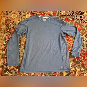 Stio Heathered Blue Longsleeve Baselayer— Men’s XL